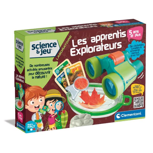 Kit science et jeu : Les apprentis explorateurs - Clementoni-52655