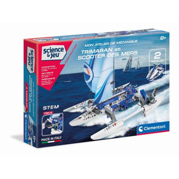 Science and game kit: Trimaran and Sea Scooter - Clementoni-52340