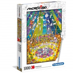 Puzzle de 1000 piezas: El espectáculo, Mordillo