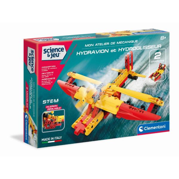 Science and game kit: Seaplane and Hydrofoil - Clementoni-52435