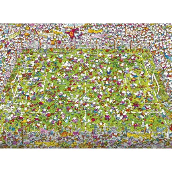 1000 pieces puzzle: The match, Mordillo - Clementoni-39537