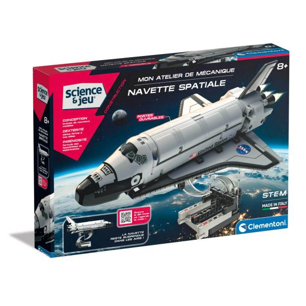 Kit de ciencia y juego: Transbordador espacial - Clementoni-52650