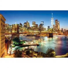  Puzzle mit 6000 Teilen: Lichter der Brooklyn Bridge