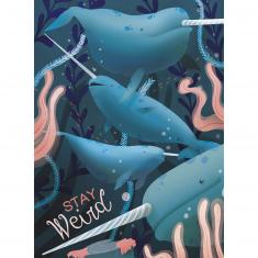 500 pieces puzzle: Fantastic beasts: Narwhal