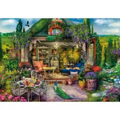 Puzzle Compact 1000 pieces : Wine Country Escape 