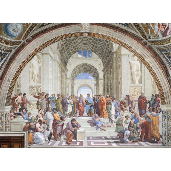 1000 pieces puzzle: Museum Collection: The School of Athens - Clementoni-39483