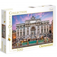 500 pieces puzzle: Trevi fountain