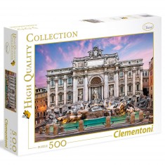 500 Teile Puzzle: Trevi-Brunnen