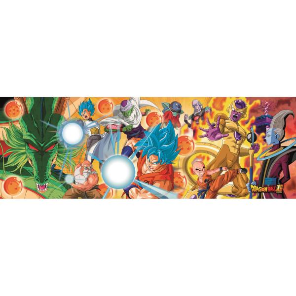 1000 Teile Panorama-Puzzle: Dragon Ball - Clementoni-39486
