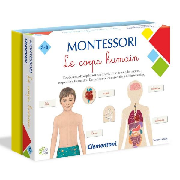 Montessori : Le corps humain - Clementoni-52370