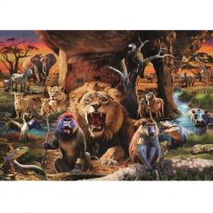 1500-teiliges Puzzle: Tiere