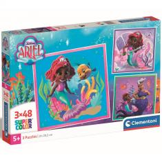 3x48 piece puzzle: Ariel