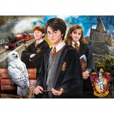 Puzzle 1000 pièces :  Valisette : Harry Potter 