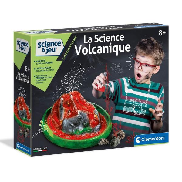 Kit de ciencia y juego: ciencia volcánica - Clementoni-52531