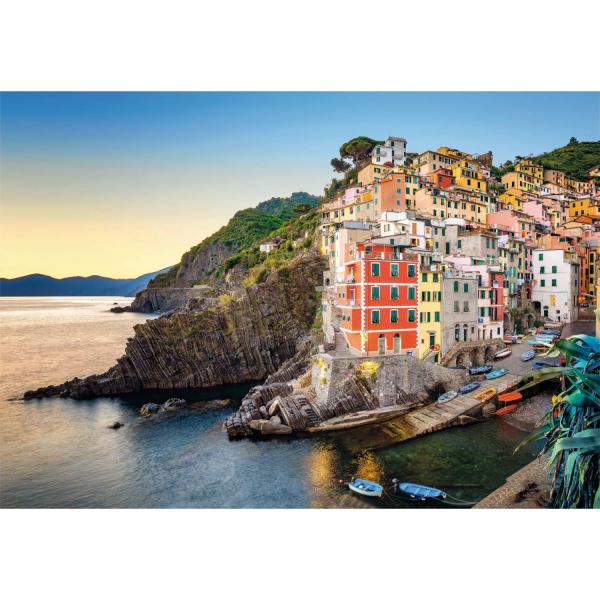  Puzzle Compact 500 pièces : Côte de Riomaggiore - Clementoni-35576