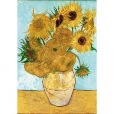 Puzzle Compact 1000 pieces : Van Gogh - Sunflowers 