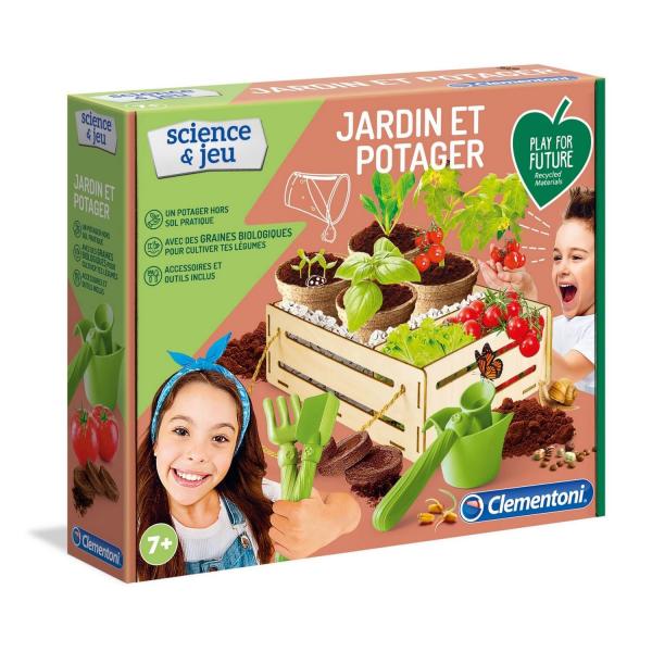 Science and play kit: Play for Future: Vegetable garden - Clementoni-52518