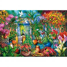 Puzzle Compact 500 pieces : The Greenhouse Caretakers 