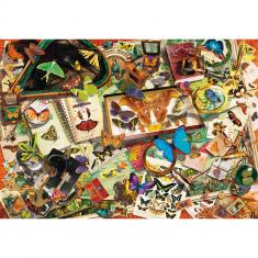 Puzzle Compact 500 pieces : Butterfly Collector 