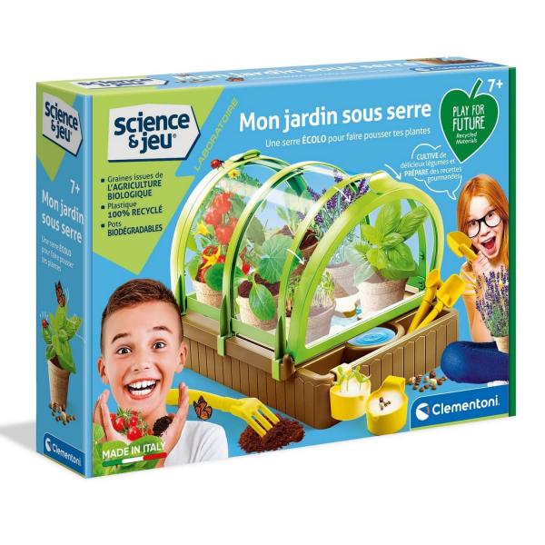 Ciencia y juego: Jugar para el futuro: Mi jardín invernadero - Clementoni-52564