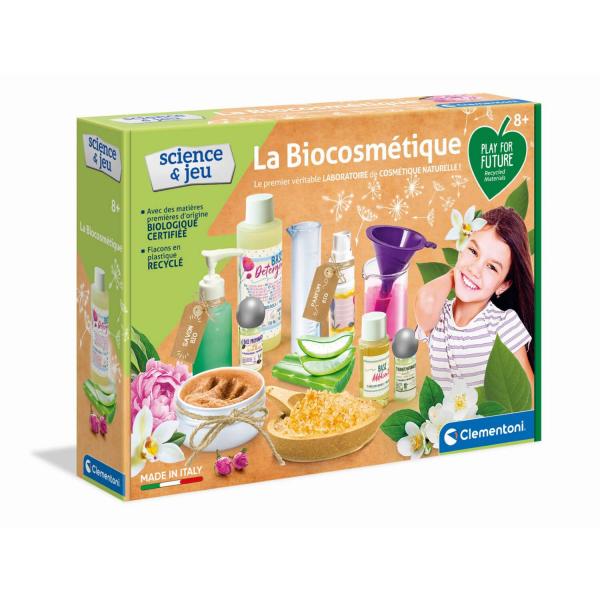 Kit de ciencia y juego: Play for Future: Biocosmética - Clementoni-52487