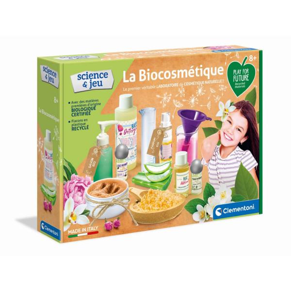 Kit science et jeu : Play for Future : La biocosmetique - Clementoni-52487