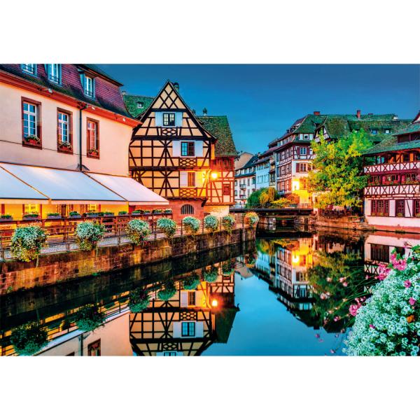 500 piece puzzle : Strasbourg Old Town - Clementoni-35544