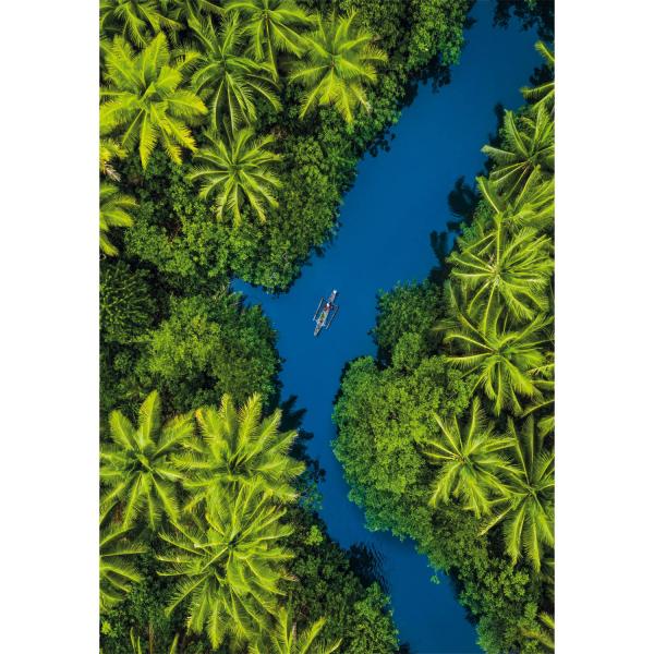  Puzzle Compact 500 pièces : Vue Aérienne Tropicale - Clementoni-35592