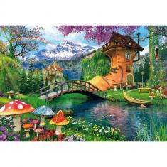  Puzzle Compact 500 piezas: Casa de Zapatos Vieja