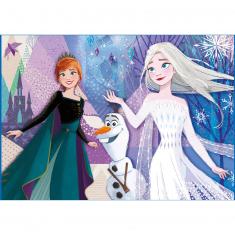 Puzzle 104 pièces : Jewels : La Reine des Neiges 2 (Frozen 2)