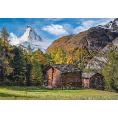 Puzzle Compact 500 pieces : Charming Matterhorn 