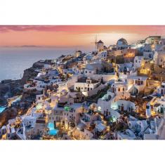 Puzzle Compact 1000 pieces : Shades of Santorini 