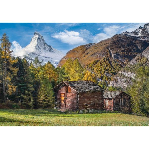 500 piece puzzle: Charming Matterhorn - Clementoni-35523