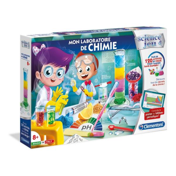 Science et jeu : Mon Laboratoire de Chimie - Clementoni-52344.3