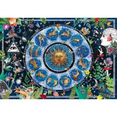 Puzzle Compact 1000 pieces : Astrological Chart 