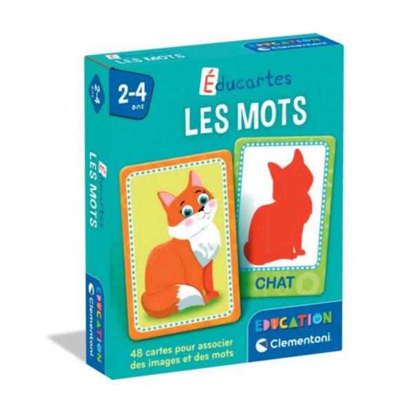 Éducartes : Les mots  - Clementoni-52885