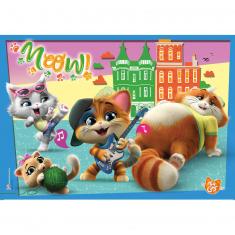 Puzzle de 180 piezas: 44 gatos