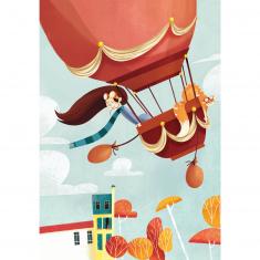 180 pieces puzzle: Hot air balloon