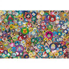 Kompaktes 1000-teiliges Puzzle: Unmögliches Disney-Emoji