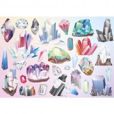 Puzzle 1000 pieces: Crystals