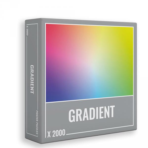 2000 Teile Puzzle: Farbverlauf  - Cloudberries-2000GRAD