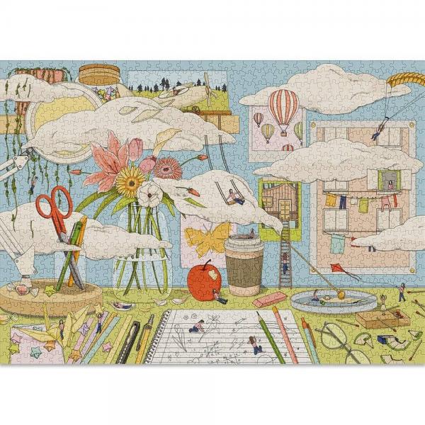 Puzzle 1000 pièces : Quelque part     - Cloudberries-31242