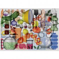 Puzzle 1000 Teile: Küche