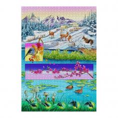 Puzzle 1000 Teile: Jahreszeiten
