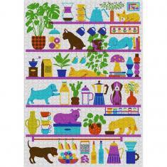 Puzzle 1000 Teile: Hunde