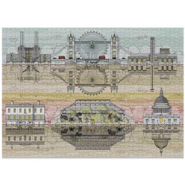 1000 piece puzzle: London - Cloudberries-London