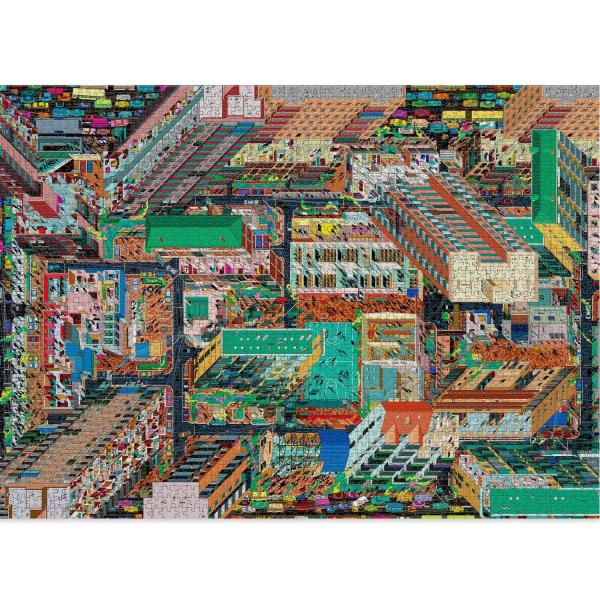 2000 pieces puzzle: Metropolis - Cloudberries-Metropolis