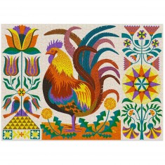 1000 piece puzzle: Rooster