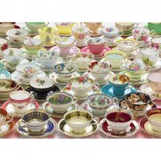 Puzzle 1000 pièces : Plus de tasses à thé