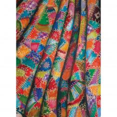 Puzzle 1000 pièces : Edredon patchwork